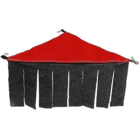 Hamac pour hamster et écureuil, lit et nid roses pour petits animaux-Red