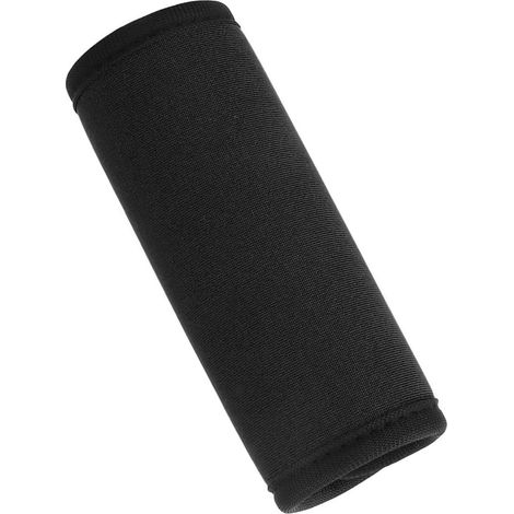 Housse souple en néoprène pour poignées de porte de voiture, étiquettes de voyage pour valise (noir) (1/5)