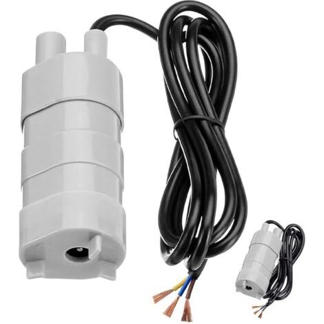 Pompe Immergée 12V,600L/H 5M Levé Faible Bruit Pompe eau 12V,Mini Pompe Immergée pour Camping-car,Caravanes, Bassin,Aquarium Douche (1/5)