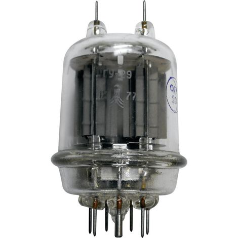 FESTO 829 B = GU 29 = SRS 4453 Elektronenröhre  Doppelstrahlpentode 600 V 110 mA Polzahl: 7 Sockel: (1/2)