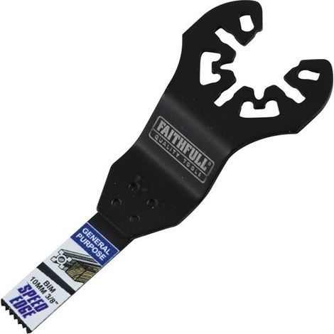 Faithfull FAIMFWM10SE5 Multi-Tool Speed Edge Wood/Metal Blade 10mm (5 Pack) (1/5)
