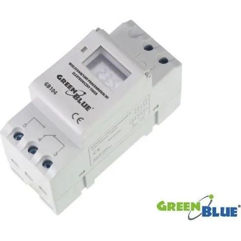 Digitale Zeitschaltuhr greenblue gb104 16 Programme 3600W (1/3)