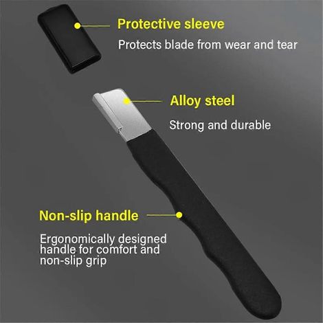 Affûteur rapide portable, outil de jardin pour couteaux à main (noir et rouge) (1/5)