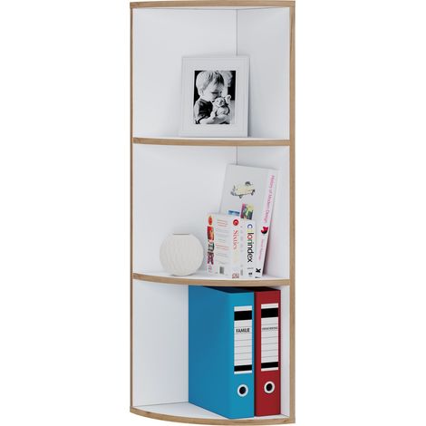 Holzregal Eckregal Regal Salia 3fach