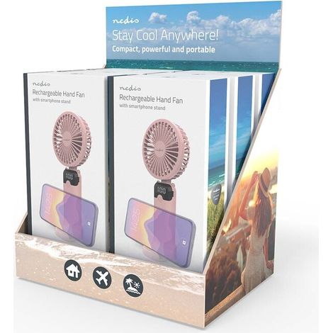Nedis 6XHANDVENTILATOR 6×FNHH3BK PI (FNHH3BOX3 THEKENDISP)