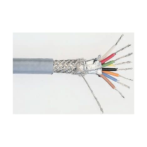 Câble industriel multipaire RS PRO , 4 paires 24 AWG Cuivre étamé ( Prix pour Bobine de 100 Mètres )