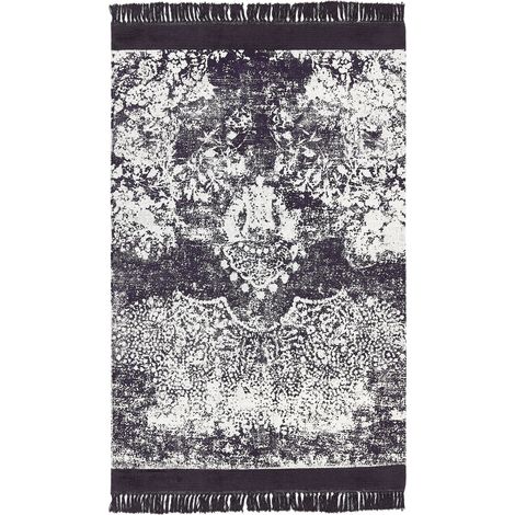 Teppich AKARSU Violett 140 x 200 cm Viskose