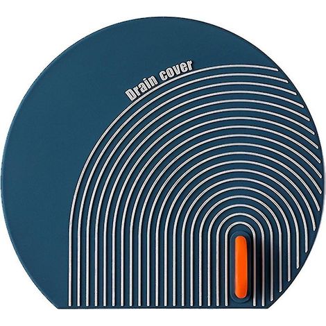 Tapis anti-odeurs pour siphon de sol, couvercle de siphon de sol en silicone flexible, récupérateur de cheveux multifonctionnel (1/5)