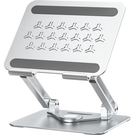 Support de tablette rotatif à 360 degrés en alliage d'aluminium, pliable et facile à augmenter en hauteur, adapté au support de tablette (1/5)