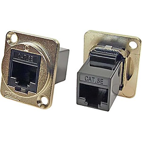 Connecteur traversant RJ45 cat. 5e RS PRO, ports FTP ( Prix pour 1 )