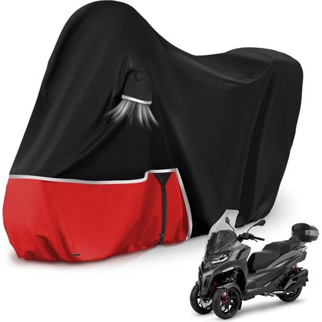Motorradabdeckung für Piaggio MP3 400/500 mit Kofferraum, wasserdicht (1/5)