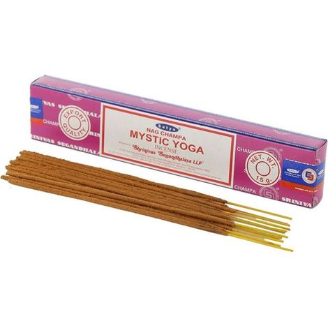 1 CONFEZIONE BASTONCINI INCENSO MISTICO YOGA ASSORTITI