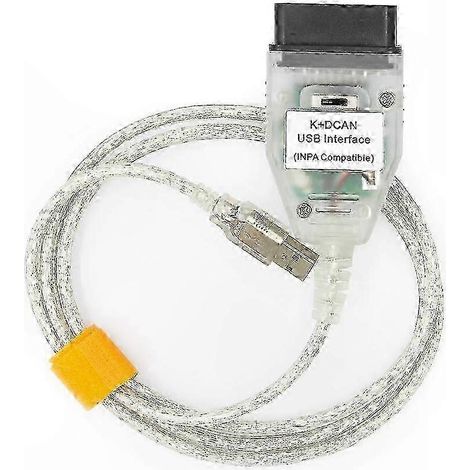 Adaptateur OBD2 FTDI FT232RL avec interrupteur, outil de diagnostic USB K+CAN K+DCAN pour véhicules, interface INPA compatible voiture (1/5)
