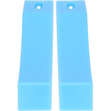 Coussin de protection antidérapant pour disques d'haltères, coussin en silicone pour poids (Bleu) (1/5)