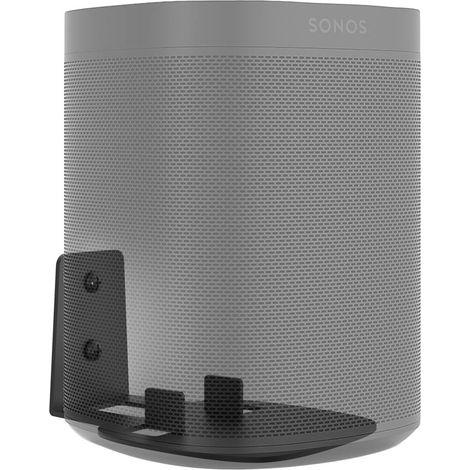Support mural en métal pour Sonos One SL, fixation solide, design compact, économise d'espace pour maison bureau(gris) (1/5)
