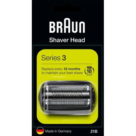 Braun Testina di Ricambio 21B per Rasoio Elettrico Series 3