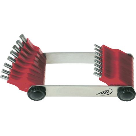 HELIOS PREISSER 0599151 Düsenlehre 0.45 - 1.5 mm