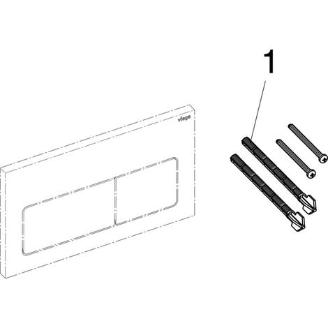 VIEGA 773724 Plaque de commande WC VfL 5 (1/5)