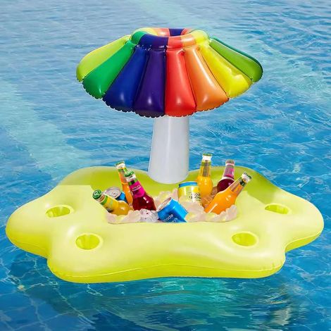 Bar flottant pour piscine, bouée pour adultes, bar gonflable, 95 x 55 x 65 cm (1/5)