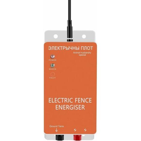 QORVA-Clôture électrique pour bétail, animaux, électrificateur de clôture, haute puissance,  d'alimentation pour élevage de volailles  5 miles for bétail F
