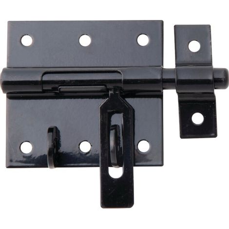 Candado de caja con cerradura de 10 mm / negro