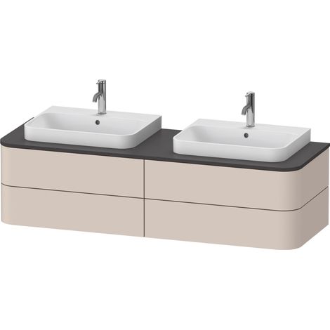 Mueble bajo lavabo consola Duravit Happy D.2 Plus, suspendido,