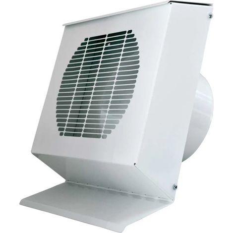 Pluggit Campana extractora DN150, chapa de acero, blanco, WH150-1