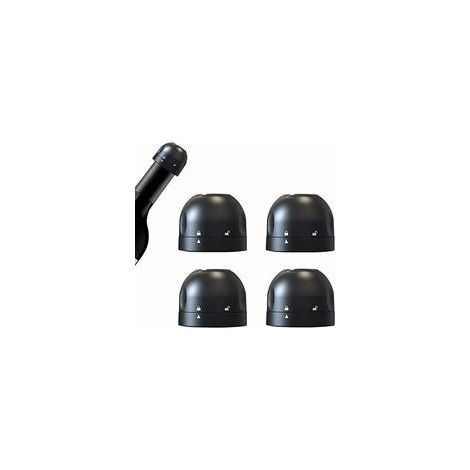 Bouchons d’étanchéité pour champagne en silicone – Lot de 4, mini bouchons pour vin mousseux, idéal pour live streaming et cadeaux (1/5)