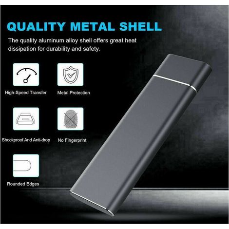Disque SSD Externe Portable Ulisem 2 To – Haute Vitesse, Compact et Fiable (1/3)