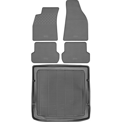 Audi A4 B6 B7 Kombi (2001–2008) – Set: Gummifußmatten + Kofferraummatte