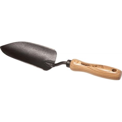 Paleta jardín con asa de madera