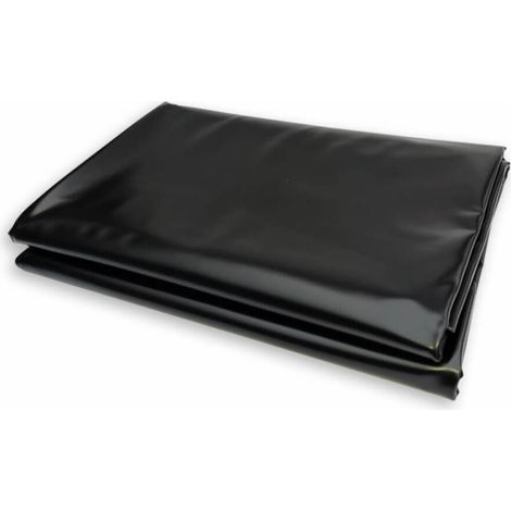 Telo in PVC Economico 4x5m per Laghetti Nero (1/5)