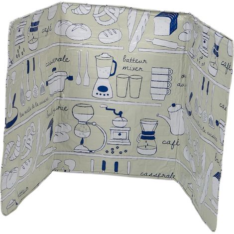 CCYKXAPlaque Anti-Éclaboussures la Cuisine en Aluminium 84X39Cm Protection Huile Ajustable Écran de Déflecteur Thermique Ustensile Cuisine pour Gazinière (1/5)