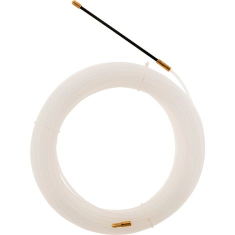 Zenitech – Tire fil nylon Ø3mm – Longueur 25m – Résistant à l'abrasion et à l'humidité – Pour tirage de câbles en espaces confinés