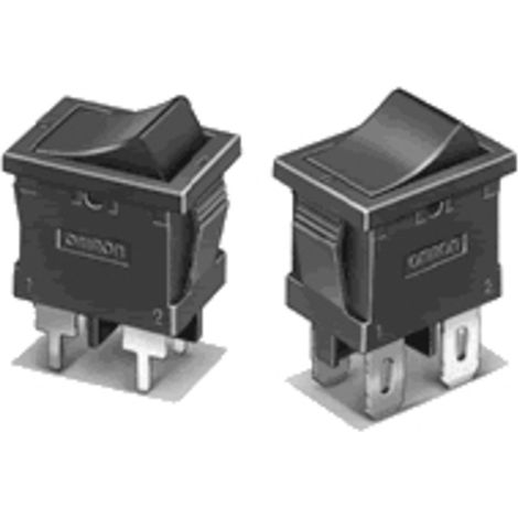 Omron A8L-21-11N2 Wippschalter 250 V/AC 10 A 2 x Ein/Aus IP40 rastend 1 St. Bag