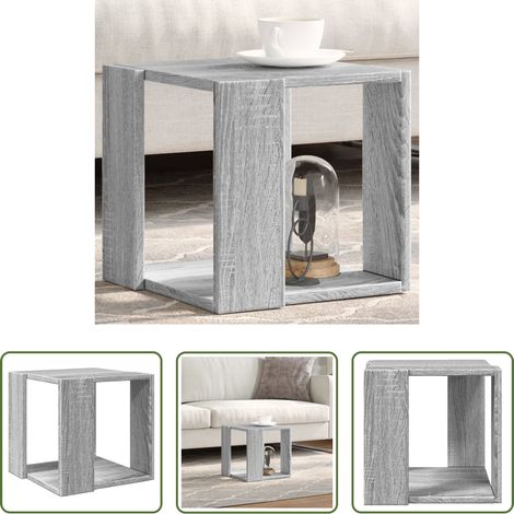 Couchtisch Grau Sonoma - Couchtisch Grau Sonoma-Eiche 32x32x30 cm Holzwerkstoff (1/5)