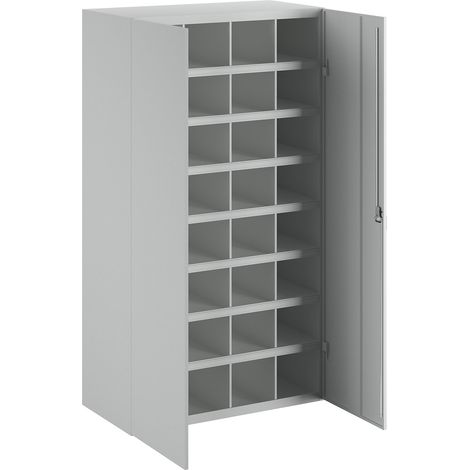 Pavoy, Armoire-rayonnage à casiers, 32 casiers, avec portes,