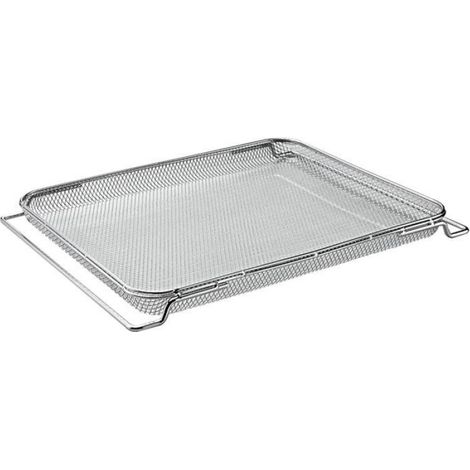 Panier Friteuse à Air - Acier Inoxydable Alimentaire - Compatible Four Air Fryer Intelligent - 42 x 29,4 x 2,8 cm - 1 Pièce (1/4)