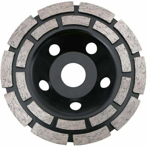 BUNTHAUS Disque diamanté 125 mm pour le ponçage du béton, disque diamanté universel pour le ponçage du béton, de la pierre, du granit, des pavés et de la maçonnerie, usage universel 56Vingt