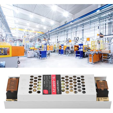 Alimentation à découpage ultra-mince 60 W pour bande LED 12 V 5 A pour caisson lumineux LED (1/5)