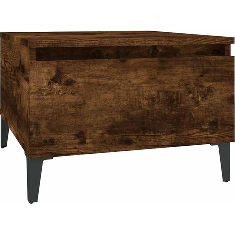 Maison Exclusive - Mesa auxiliar madera contrachapada roble ahuma (1/5)