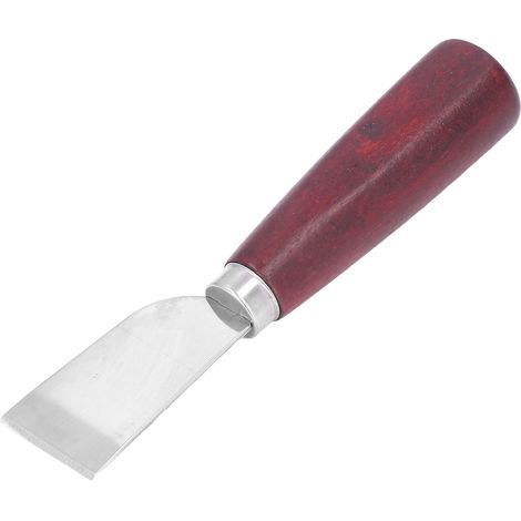 Couteau en cuir avec manche ergonomique et lame tranchante en acier inoxydable outils pour le travail du cuir à faire soi-même. (1/5)