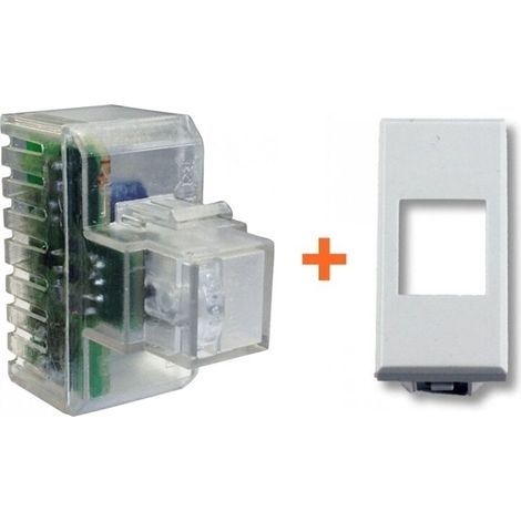 Fanton lampada notturna segna passo led compatibile Bticino Axolute bianca - 82883-AB