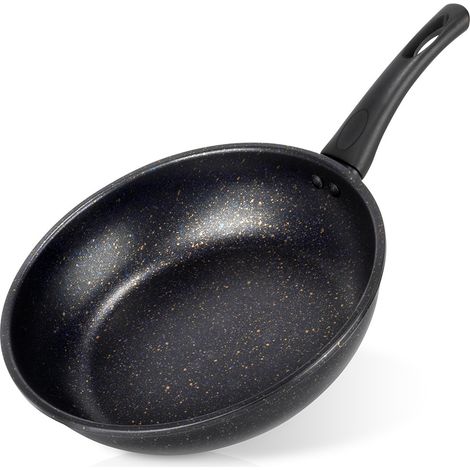 Padella antiaderente in granito Basic Line da 24 cm per friggere e stufare (1/5)