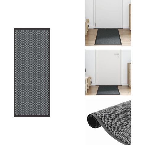 Paillasson anthracite 60x150 cm - Paillasson - Paillasson De Porte - Paillasson De Bienvenue - Paillasson De Porte Extérieur (1/5)