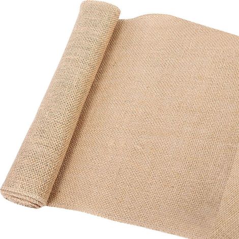 Ruban de jute naturel brut pour décoration rustique mariage fête maison 30x200cm