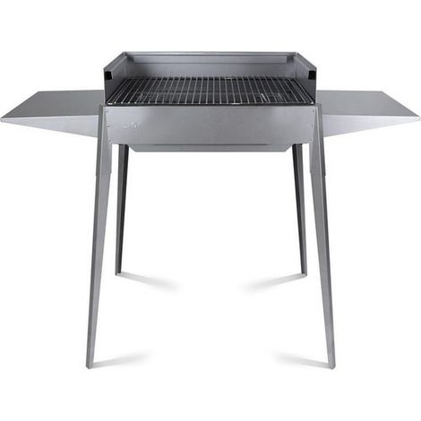 Lisa Etna F barbecue portable au charbon de bois en fer aluminé 60x40cm (1/6)