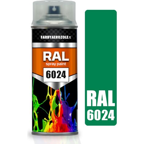 Vernice spray acrilica RAL 6024 verde traffico 400 ml lucida (1/2)