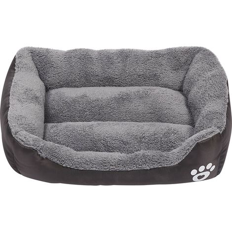 Lit Pour Animal De Compagnie - Lit Chaud Hiver Avec Bords Relevés Et Rembourrage PP - Pour Chien Et Chat - Disponible En S/M/L (1/3)