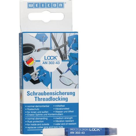 Weiconlock® an 302-43 3 ml de mini penique azul Weicon